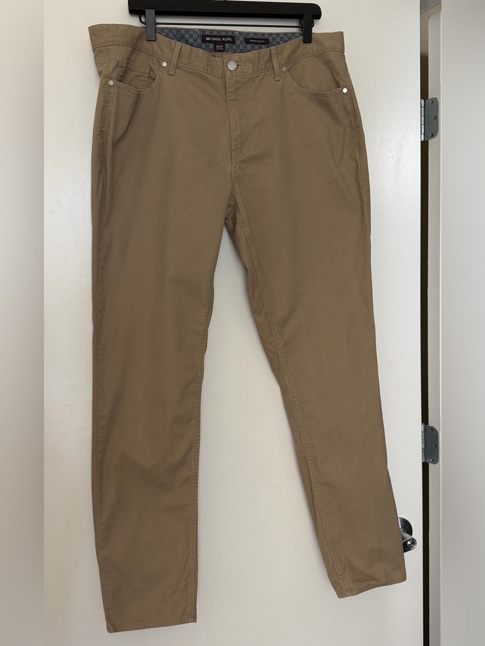 Michael Kors Men's Khaki Straight Leg Chinos